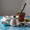 Vintage Style Copper Coffee Pot (Wooden Handle)